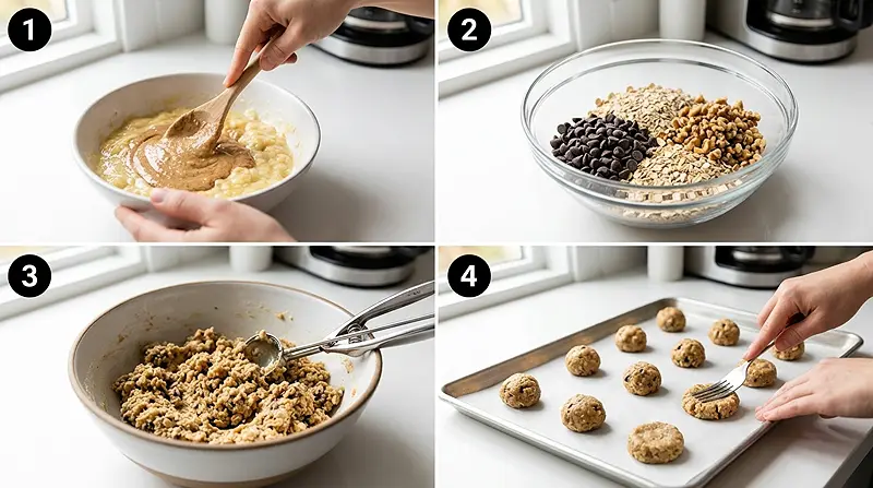 Healthy Banana Oatmeal Cookies 3 Healthy Desserts Banana