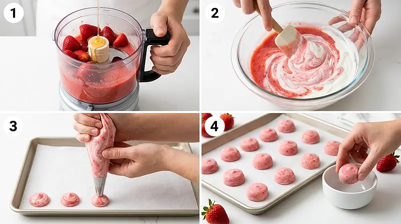 Healthy Strawberry yoghurt Bites Recipe 3 Healthy Strawberry yoghurt Bites Recipe