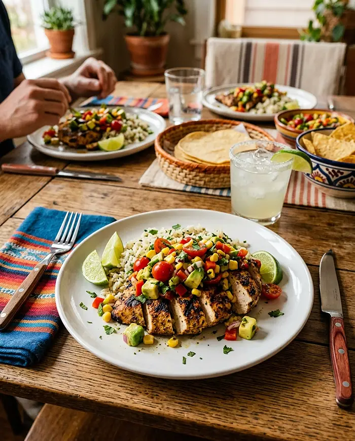 Fiesta Lime Chicken with Avocado 5 Healthy Lime Chicken Dish