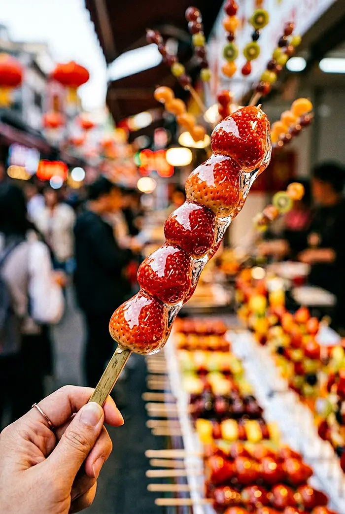Tanghulu (Chinese Candied Fruit) 4 Homemade Strawberry Gummy Bears