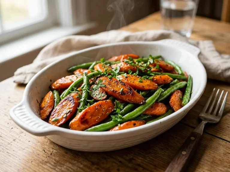 Honey Glazed Carrots & Green Beans