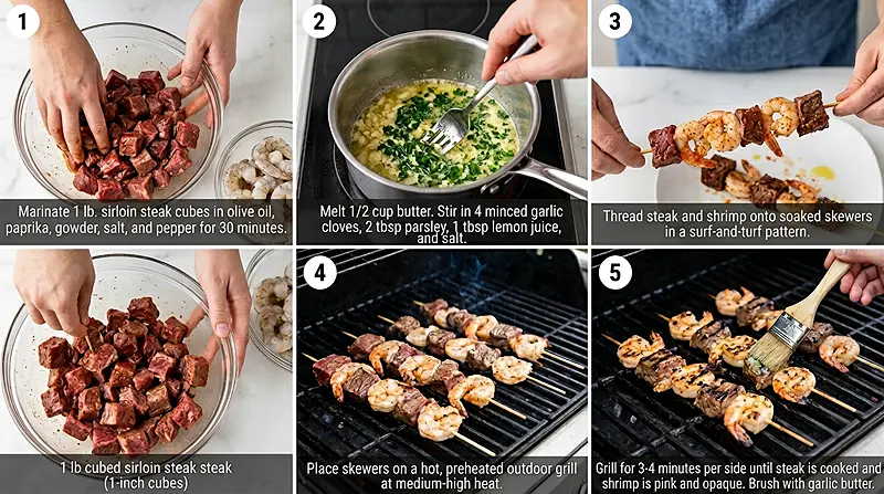 Rosemary Garlic Steak Kebabs 3 Kabob Ideas Grilled