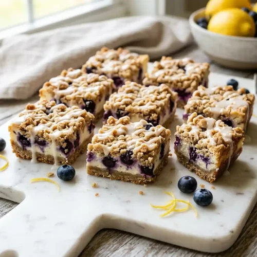 Lemon Blueberry Crumble Bars 5 Lemon Blueberry Crumble Bars