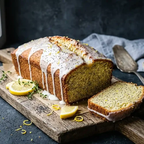Lemon Poppy Seed Loaf (Glazed) 6 Lemon Poppy Seed Loaf (glazed)