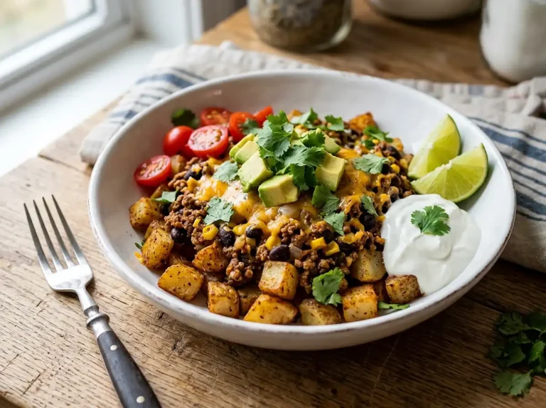 Loaded Potato Taco Bowl