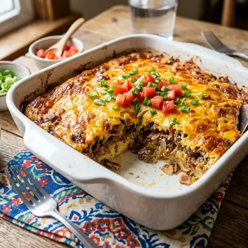 Low-Carb Bacon Cheeseburger Casserole 6 Low-Carb Bacon Cheeseburger Casserole