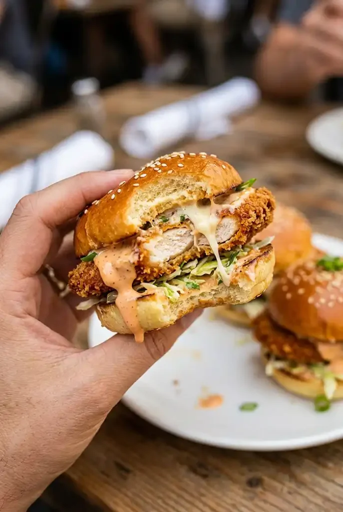 Mini Chicken Sliders Hawaiian Rolls