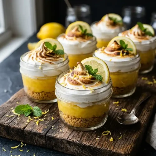 Mini Lemon Meringue Dessert Cups