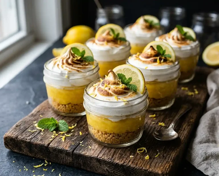 Mini Lemon Meringue Dessert Cups