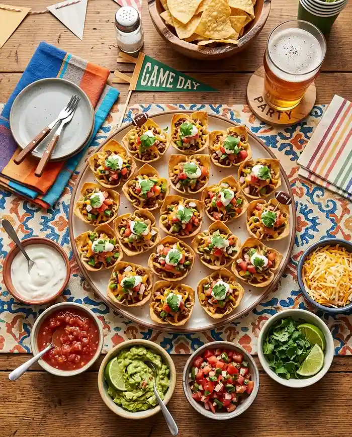 Mini Taco Cups (Wonton Wrapper) 5 Mini Taco Cups