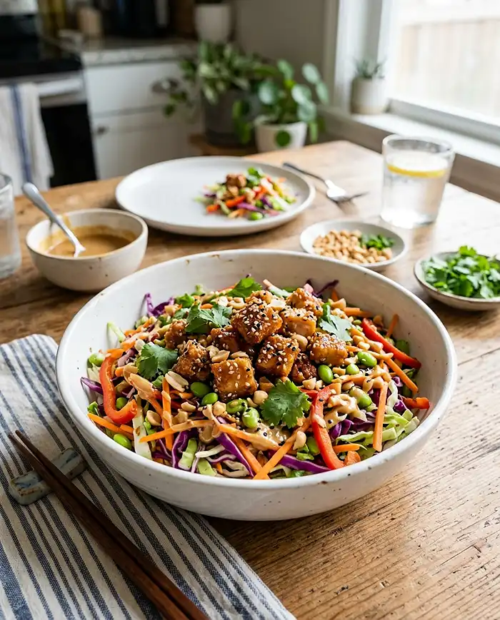 Asian Chicken Crunch Salad 5 Peanut Chicken Crunch Salad