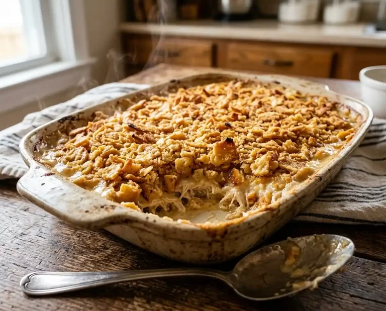 Ritz Cracker Chicken Casserole