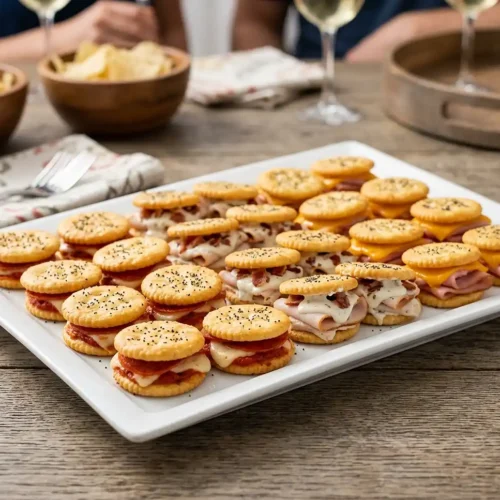 Ritz Cracker Party Sandwiches (3 Flavors) 6 Ritz Cracker Party Sandwiches (3 flavors)