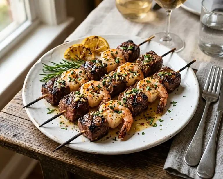 Rosemary Garlic Steak Kebabs