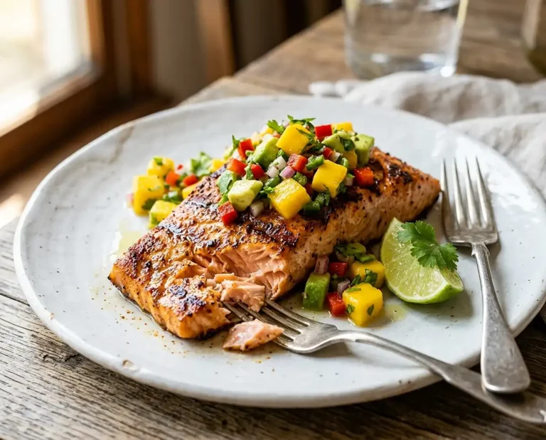 Salmon Recipe with Fresh Mango Salsa