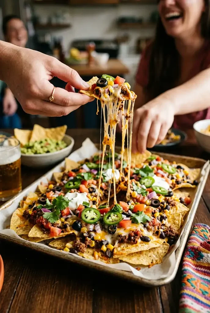 Sheet-Pan Loaded Nachos 4 Sheet-Pan Loaded Nachos