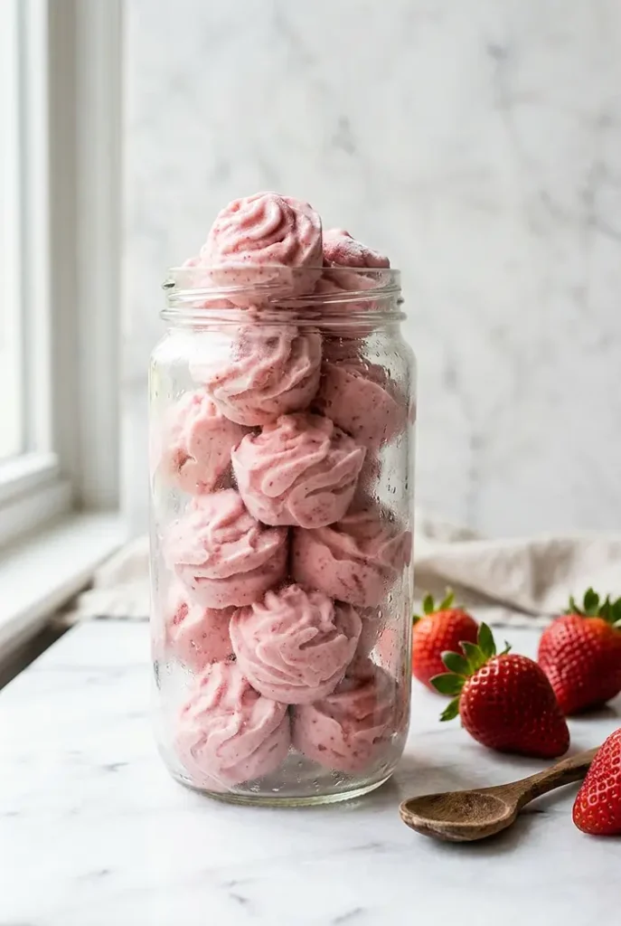 Healthy Strawberry yoghurt Bites Recipe 4 Snacks With Strawberries