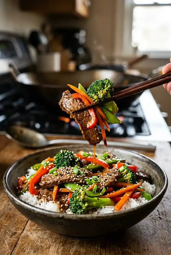 30-Minute Beef Stir Fry with Vegetables 4 Stirfry Beef And Vegetables
