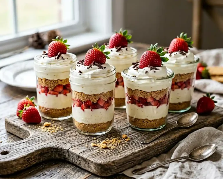 Strawberry Cheesecake Cups