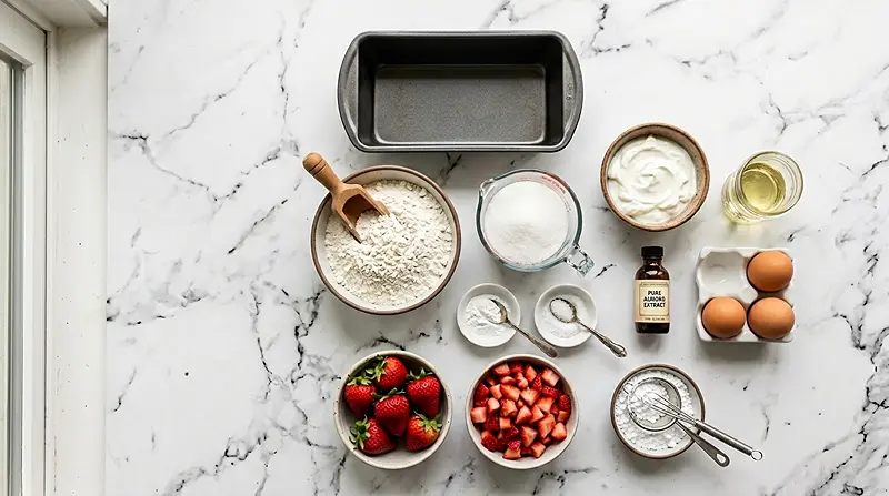 Strawberry Pound Cake with Fresh Strawberry Glaze 2 Strawberry Poundcake Recipe