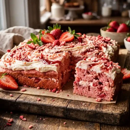 Strawberry Shortcake Sheet Cake 6 Strawberry Shortcake Sheet Cake