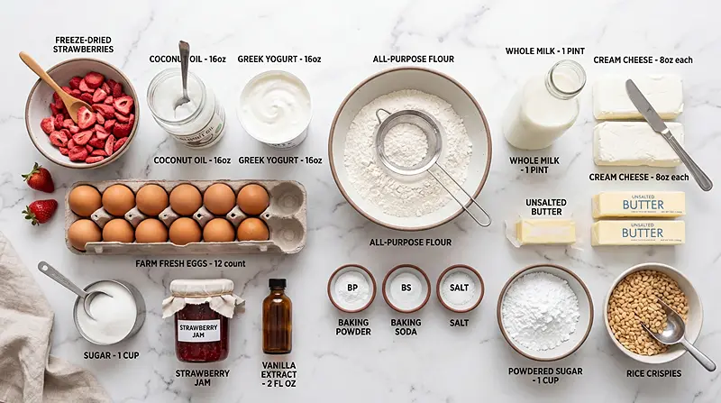 Strawberry Shortcake Sheet Cake 2 Strawberry Shortcake Sheet Cake Ingredients