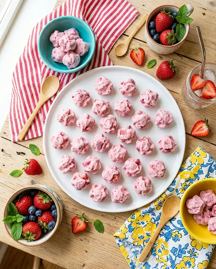 Healthy Strawberry yoghurt Bites Recipe 5 Strawberry Yogurt Recipes Ideas
