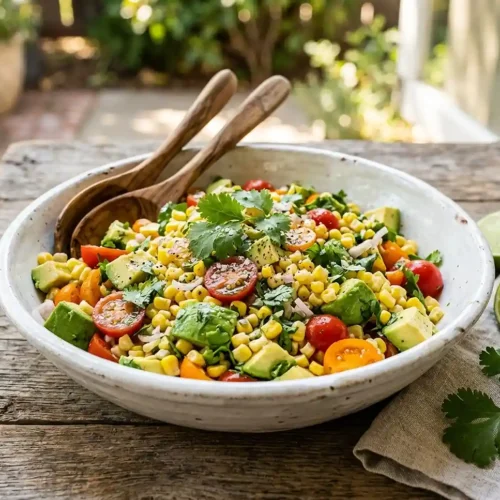Summer Corn Salad with Avocado 6 Summer Corn Salad with Avocado
