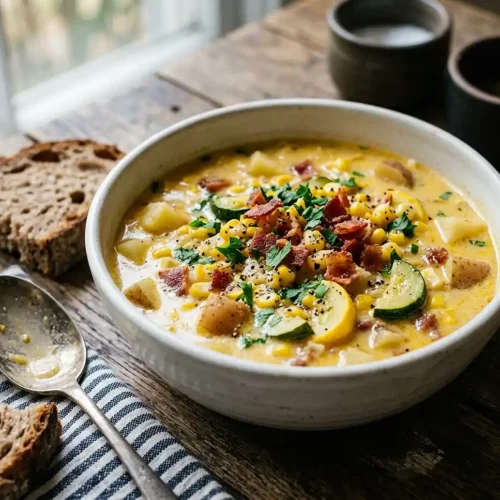 Summer Corn and Zucchini Chowder 6 Summer Corn and Zucchini Chowder