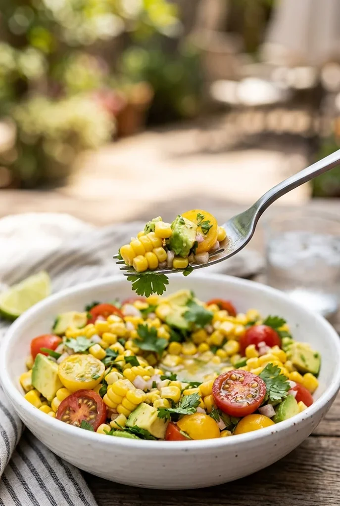Summer Corn Salad with Avocado 4 avocado corn salad