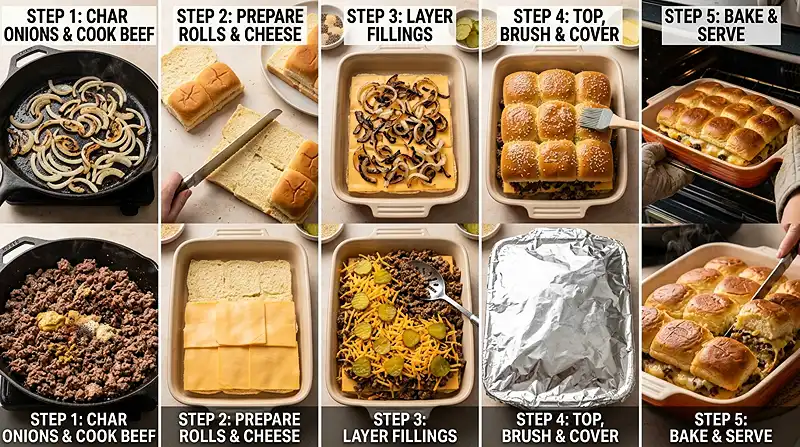 Copycat Cheeseburger Sliders 3 easy sliders