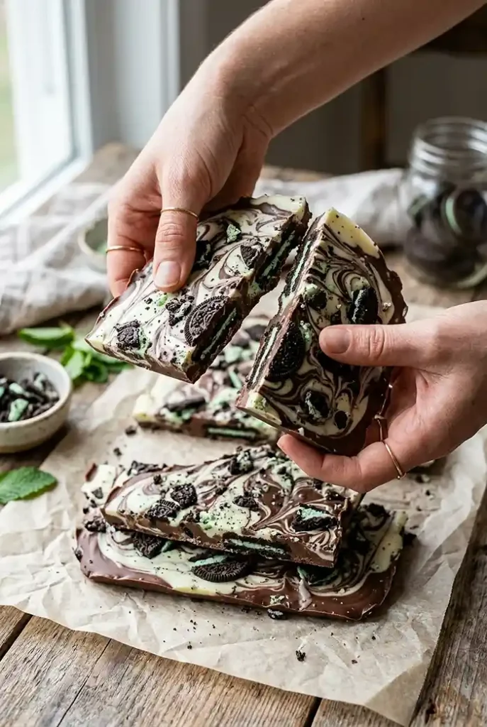 mint chocolate dessert
