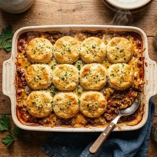 5-Ingredient Cheesy Sloppy Joe Biscuit Bake 6 5-Ingredient Cheesy Sloppy Joe Biscuit Bake