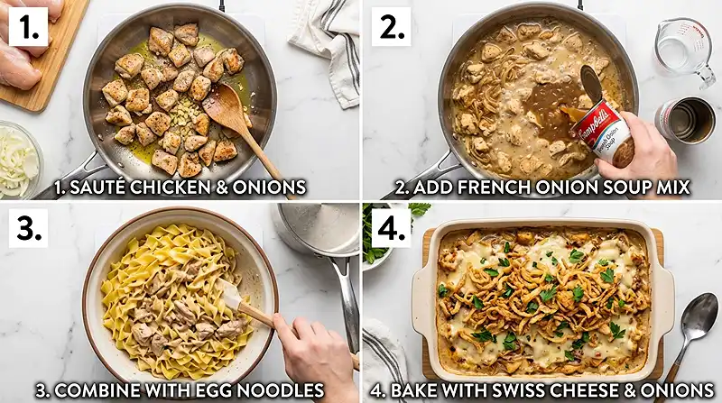5-Ingredient French Onion Chicken Bake 3 5-Ingredient French Onion Chicken Bake Instructions