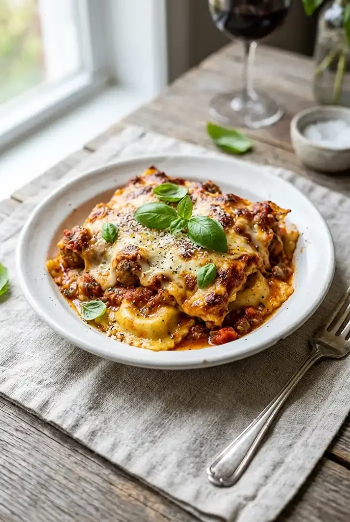 5-Ingredient Lazy Lasagna Ravioli