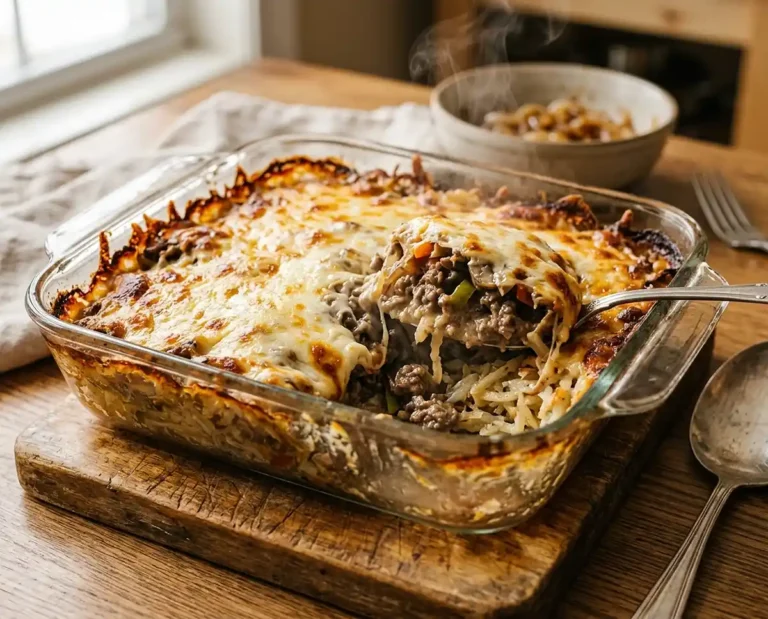 5-Ingredient Philly Cheesesteak Bake