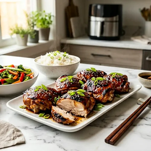 Air Fryer Teriyaki Chicken Thighs 5 Air Fryer Teriyaki Chicken Thighs