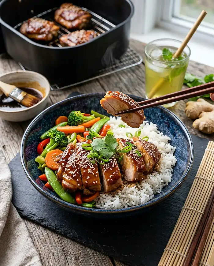 Air Fryer Teriyaki Chicken Thighs 4 Air Fryer Teriyaki Chicken Thighs Recipe