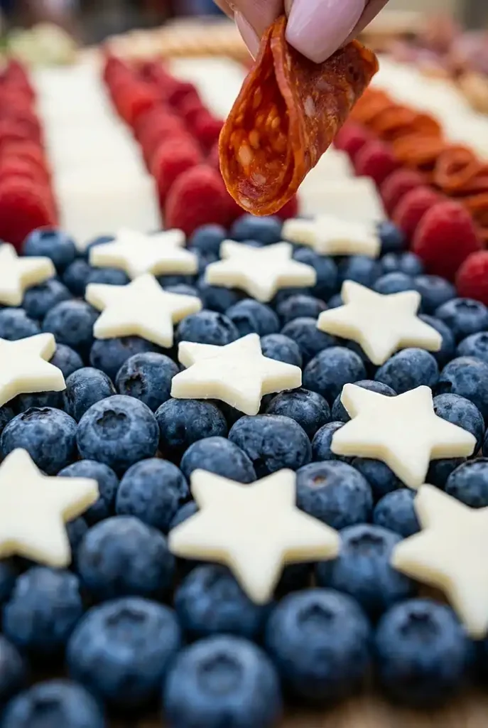 Easy American Flag Charcuterie Board for Parties 4 American Flag Charcuterie Board for Parties