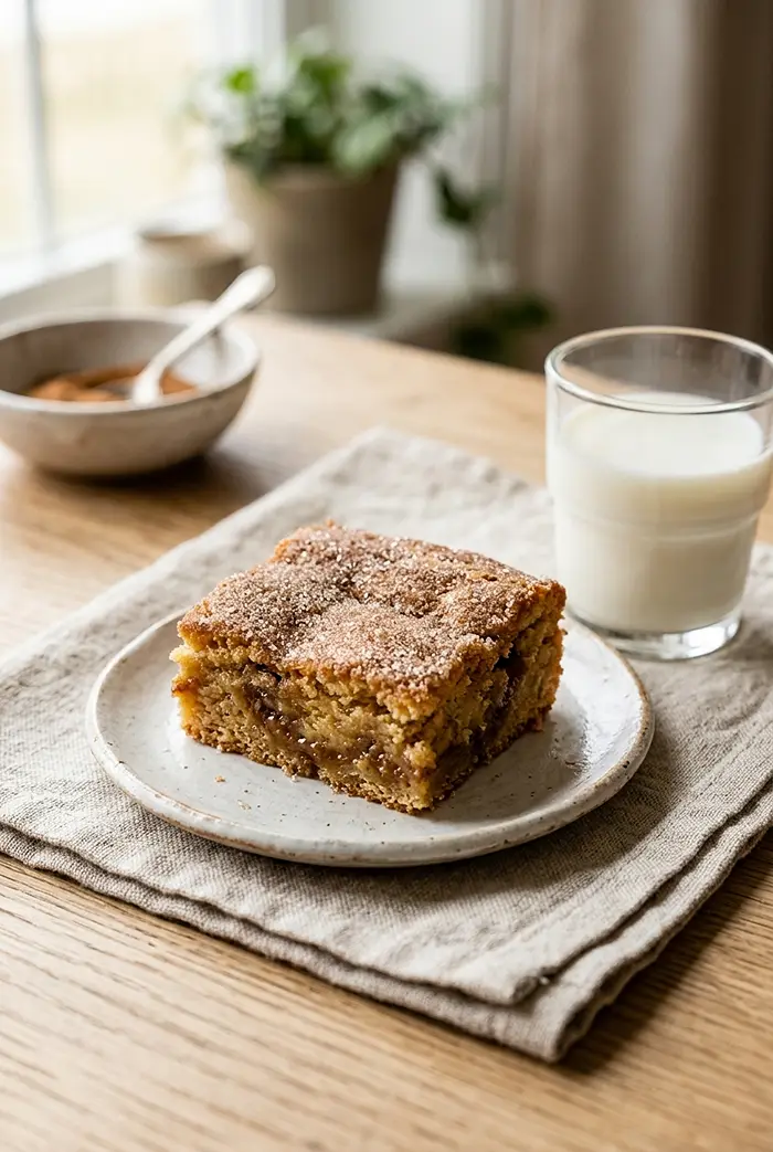 Easy Cinnamon Sugar Blondies 4 Blondies Recipe
