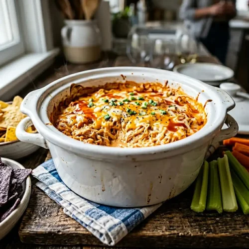 Buffalo Chicken Dip (slow cooker)