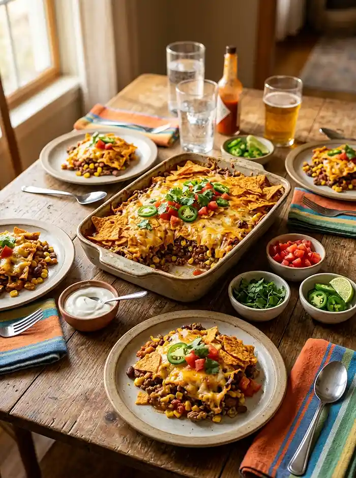 5-Ingredient Cheesy Dorito Taco Casserole 5 Cheesy Dorito Taco Casserole