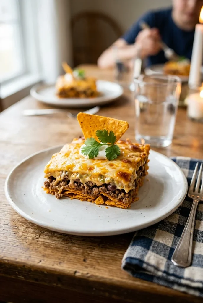 5-Ingredient Cheesy Dorito Taco Salad Casserole 4 Cheesy Dorito Taco Salad Casserole
