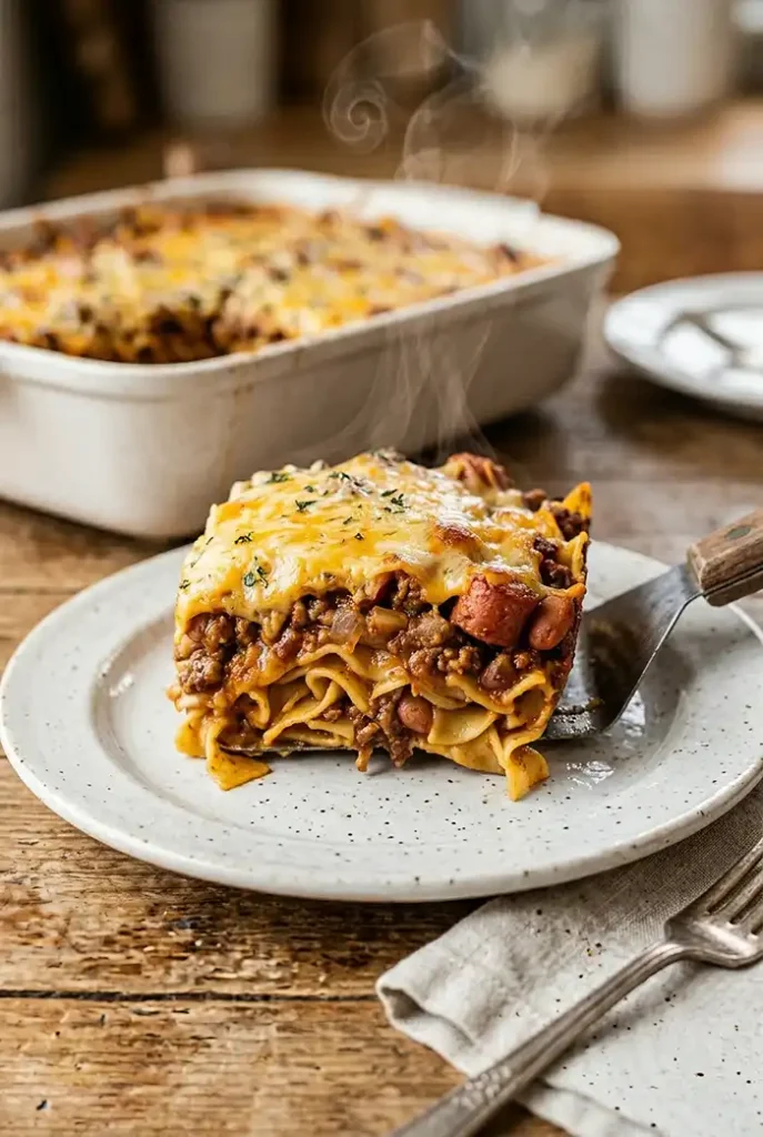 Chili Cheese Dog Bake