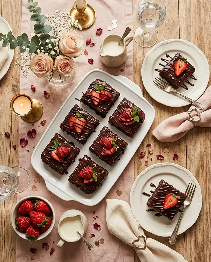 Chocolate Covered Strawberry Brownies 5 Chocolate Covered Brownie Bars