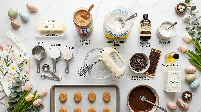 Chocolate-Covered Peanut Butter Eggs 2 Chocolate-Covered Peanut Butter Eggs Ingredients
