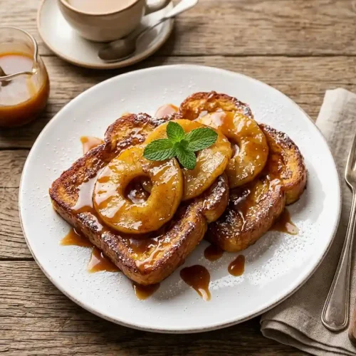 Cinnamon Apple Ring French Toast