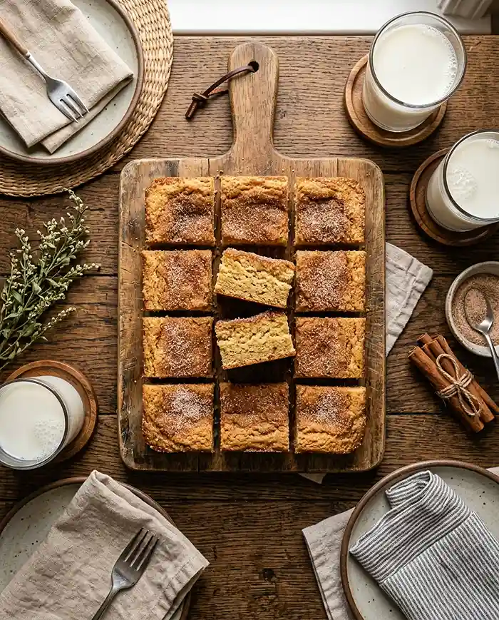 Easy Cinnamon Sugar Blondies 5 Cinnamon Desserts