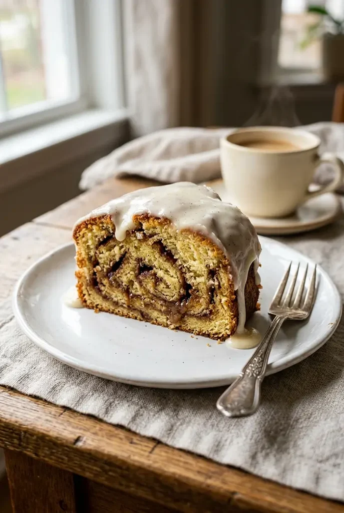 Cinnamon Roll Cake Dish