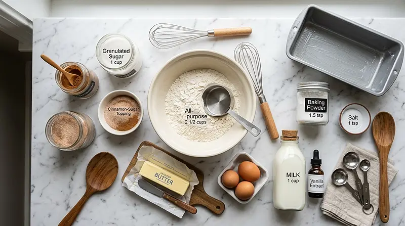 Cinnamon Sugar Donut Bread 2 Cinnamon Sugar Donut Bread Ingredients